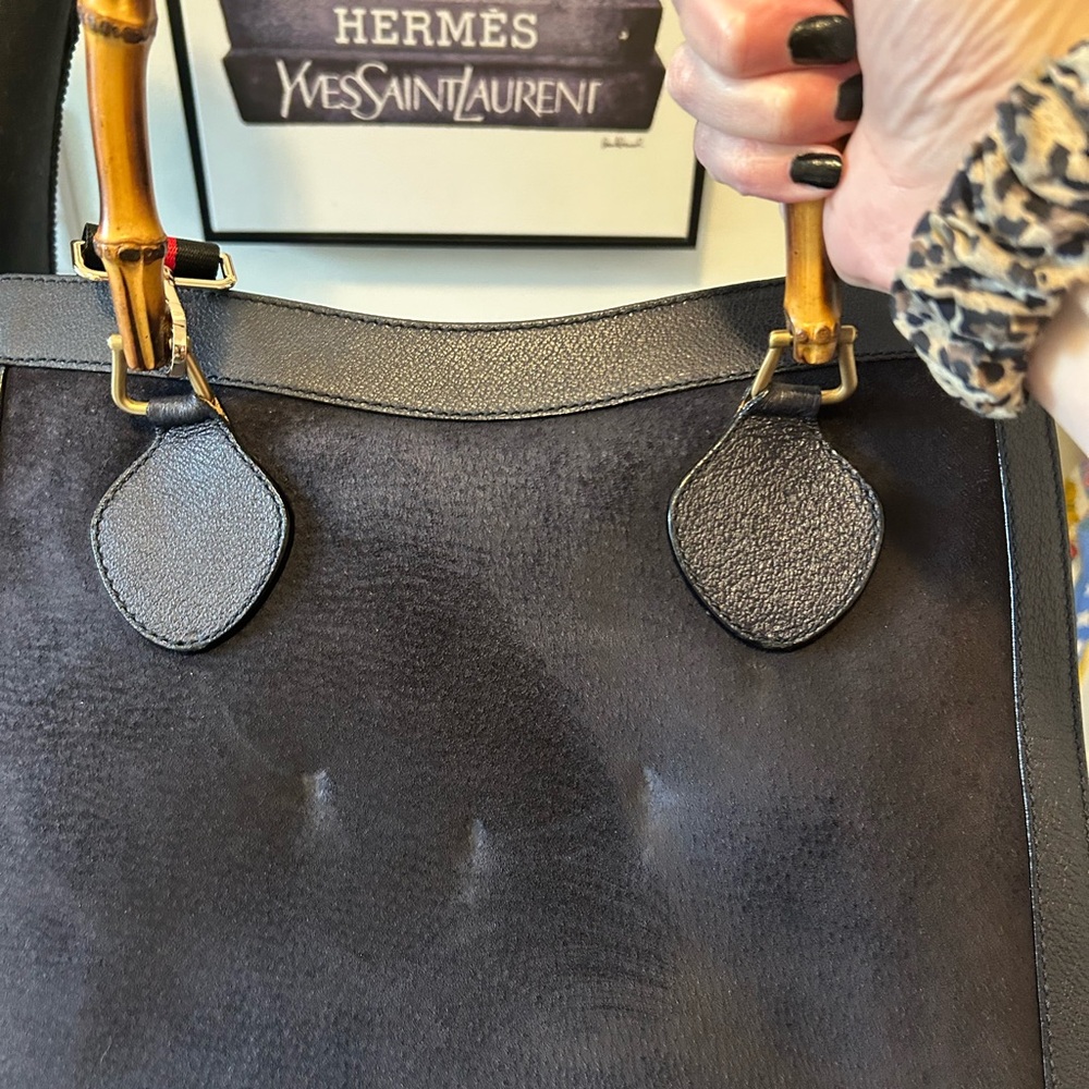 Black Gucci Diana with bamboo handles and unbranded crossbody - Picture 6 of 14